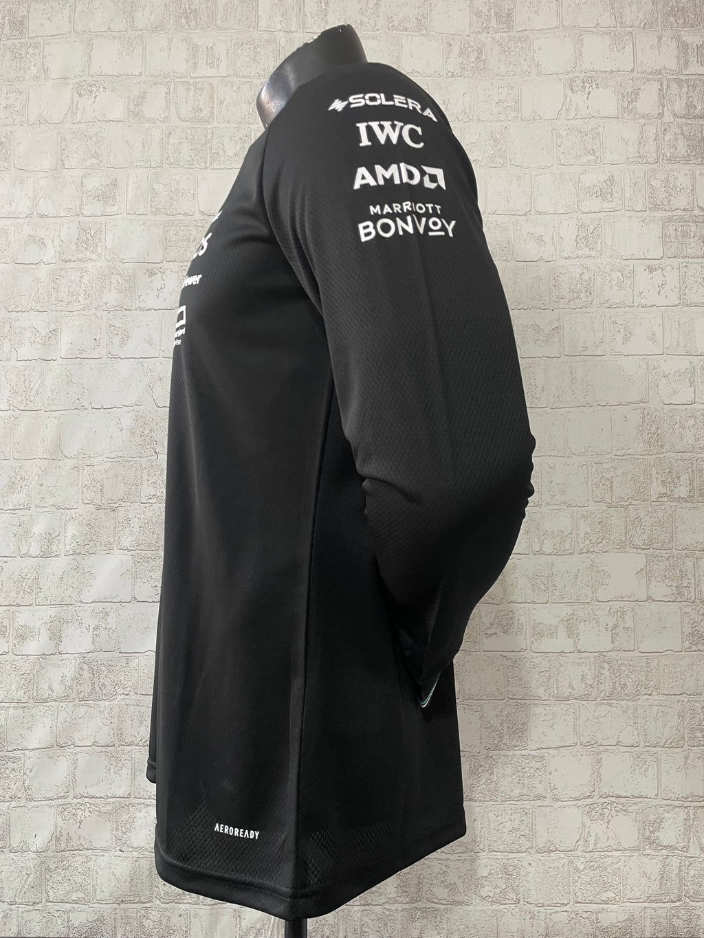 Traje de carreras de Fórmula 1 2025 Mercedes Polo negro S-5XL