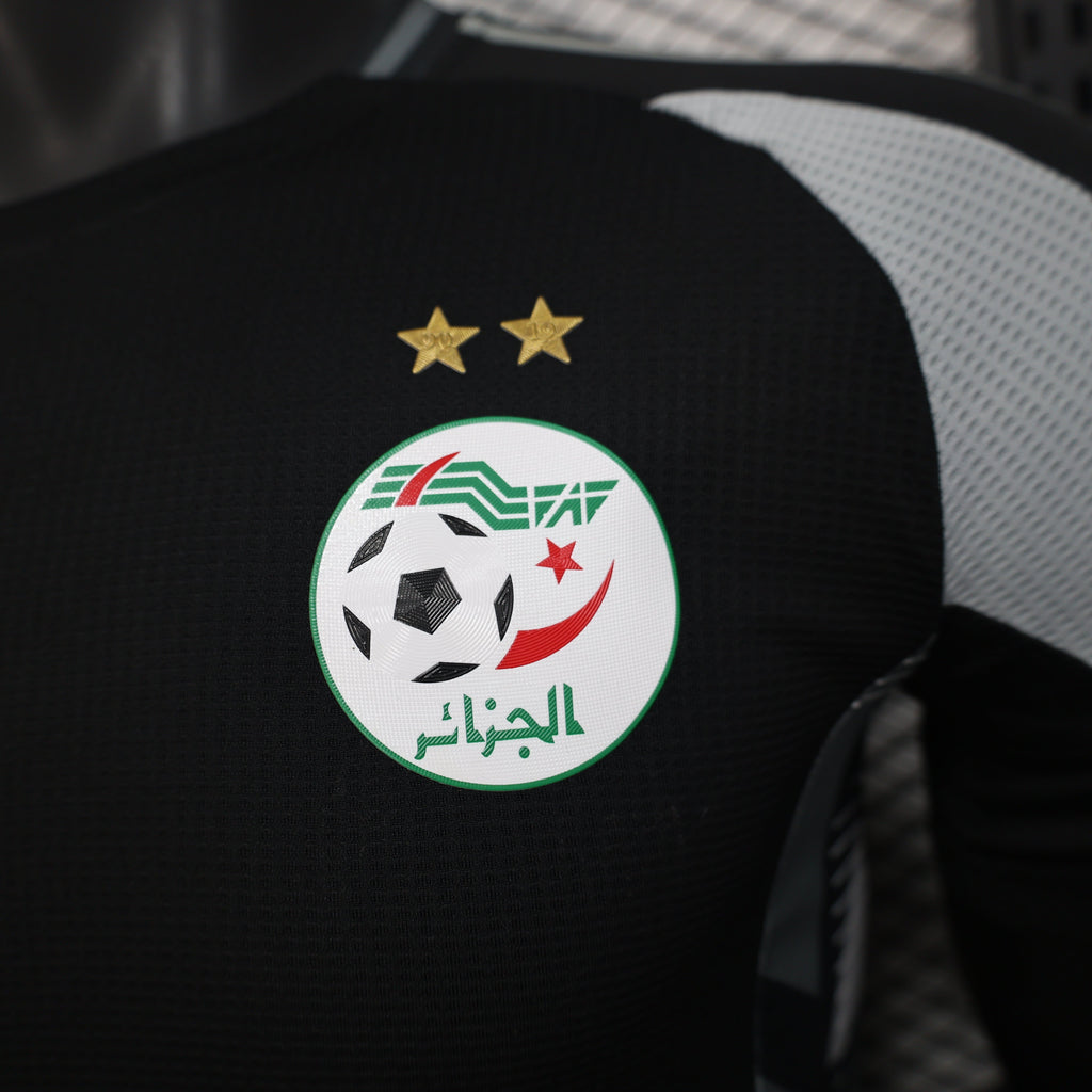 2025-26 Algerien Spezial Grau-Schwarz Spielerversion