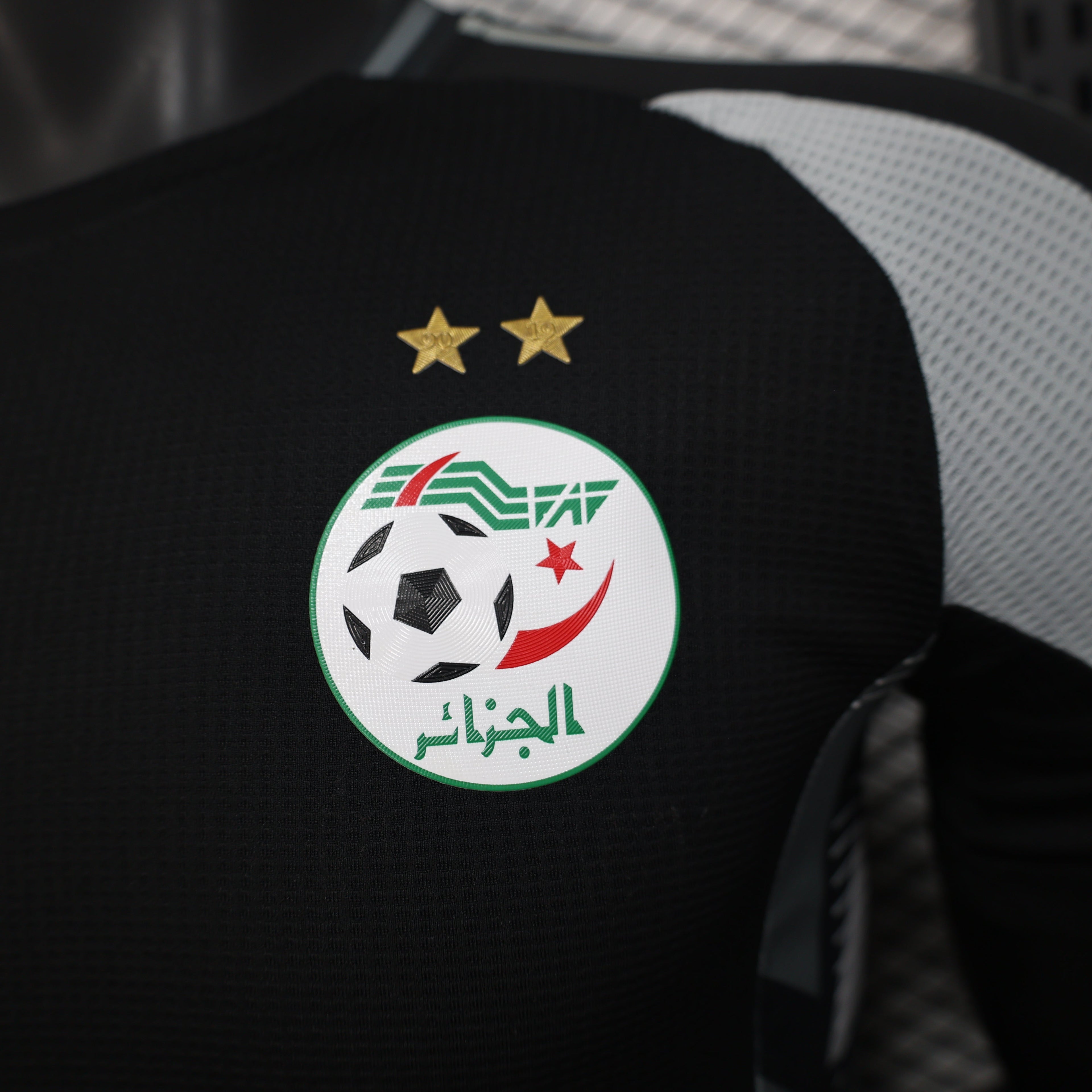 2025-26 Algerien Spezial Grau-Schwarz Spielerversion