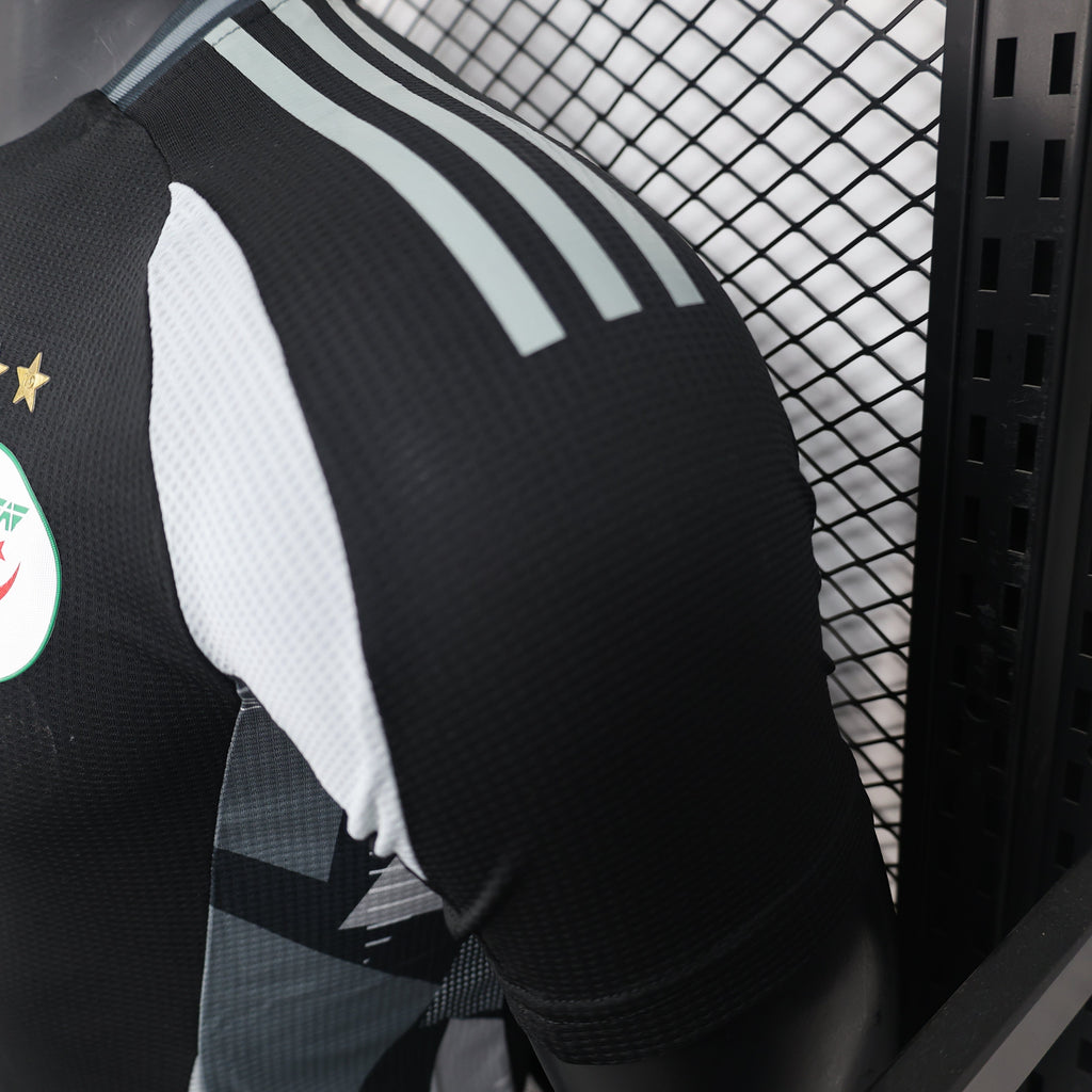 2025-26 Algerien Spezial Grau-Schwarz Spielerversion