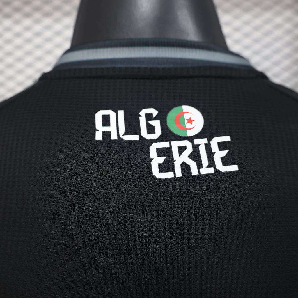 2025-26 Algerien Spezial Grau-Schwarz Spielerversion