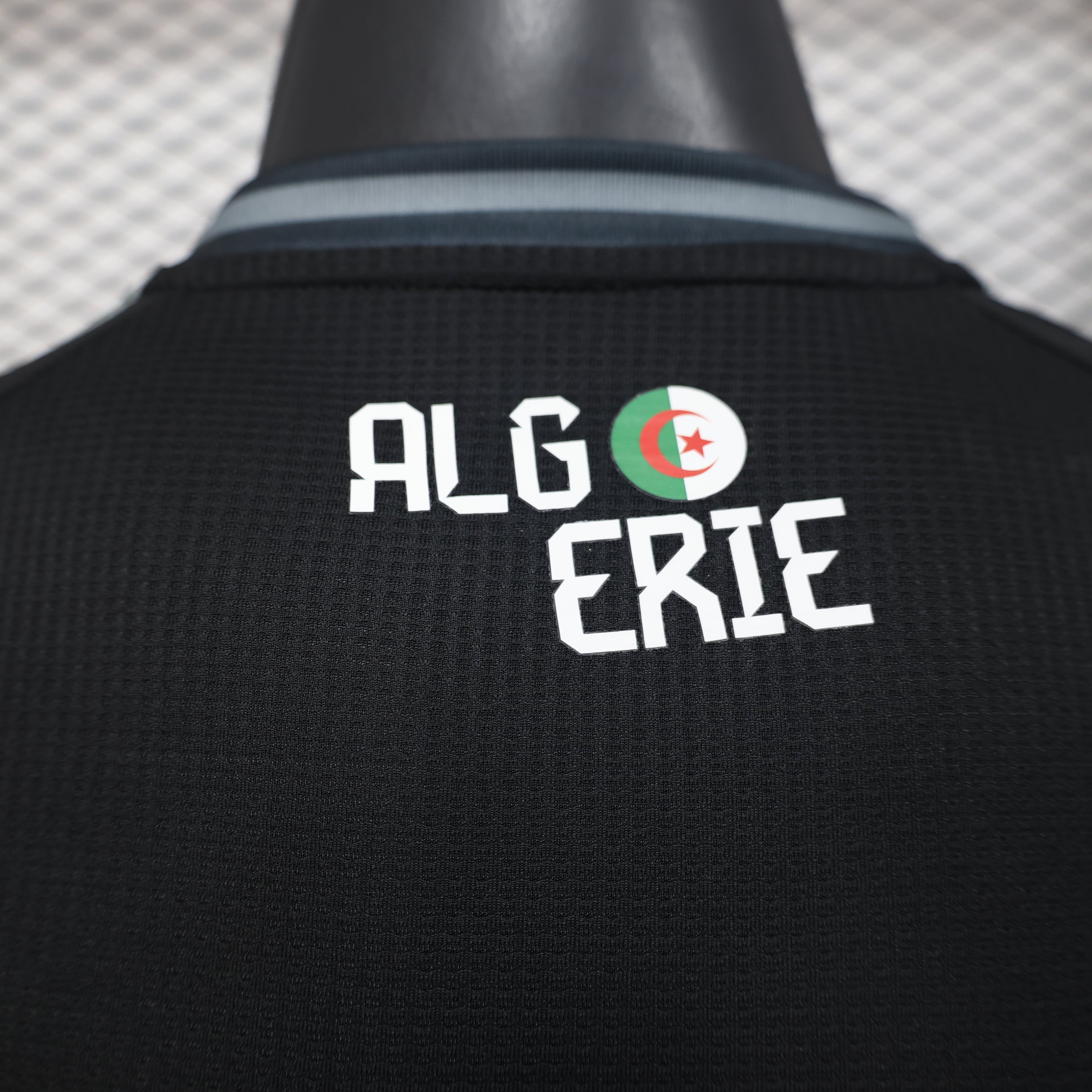 2025-26 Algerien Spezial Grau-Schwarz Spielerversion