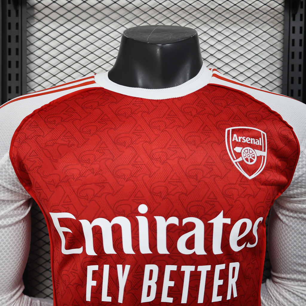 2025-26 Arsenal Home Player Version Long sleeves