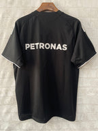 Traje de carreras de Fórmula 1 2025 Mercedes, cuello redondo, negro, tallas S-5XL