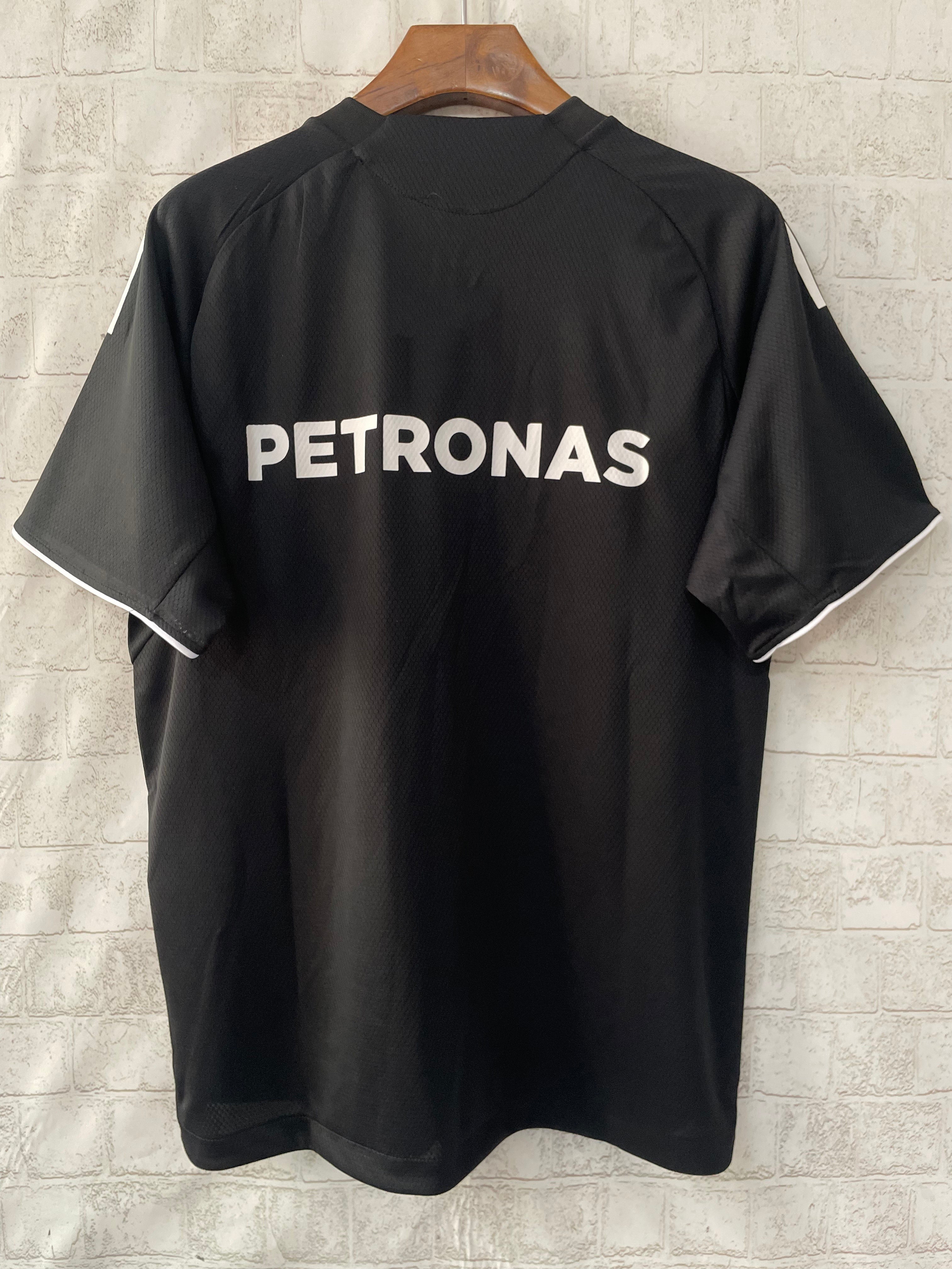 2025 F1 Formula One Racing Suit Mercedes Black Round Neck S-5XL
