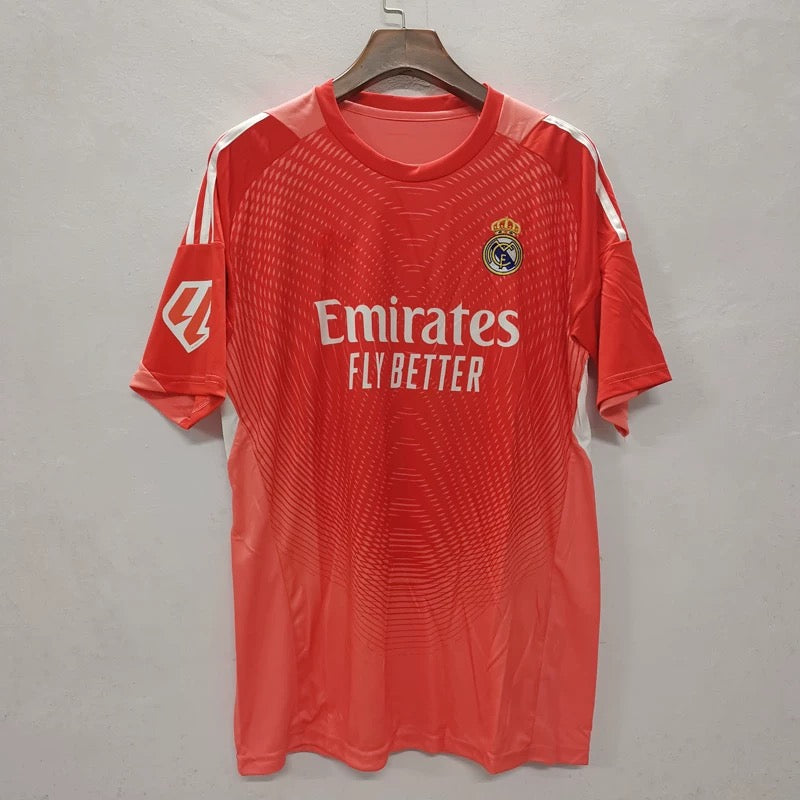 2025-26 Real Madrid Red Goalkeeper Player Version