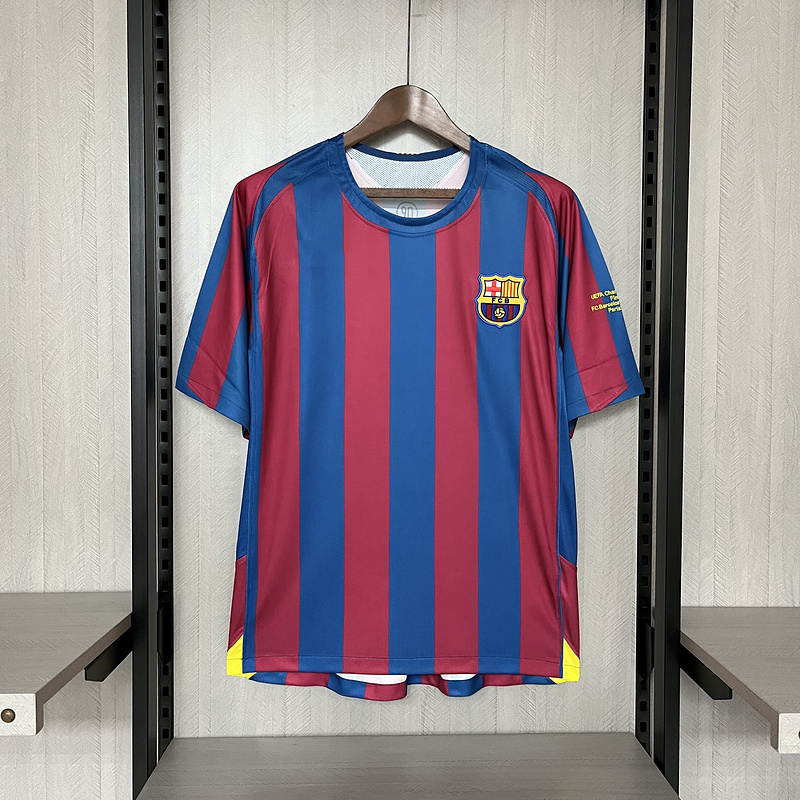 2005-06 Barcelona Home Retro Champions League Version
