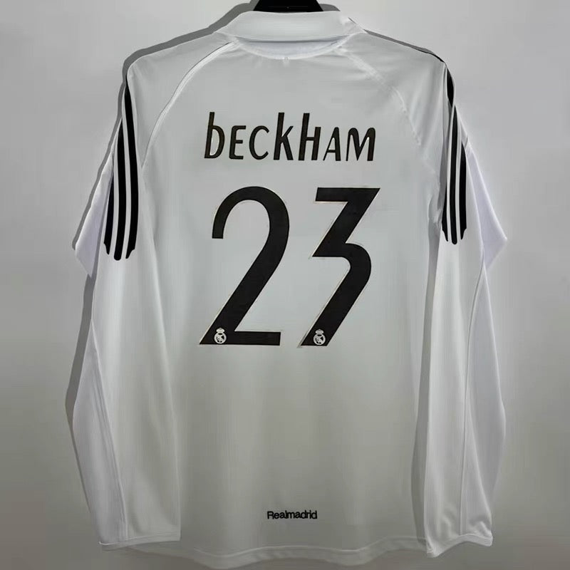 2005-06 Real Madrid Home Long Sleeves