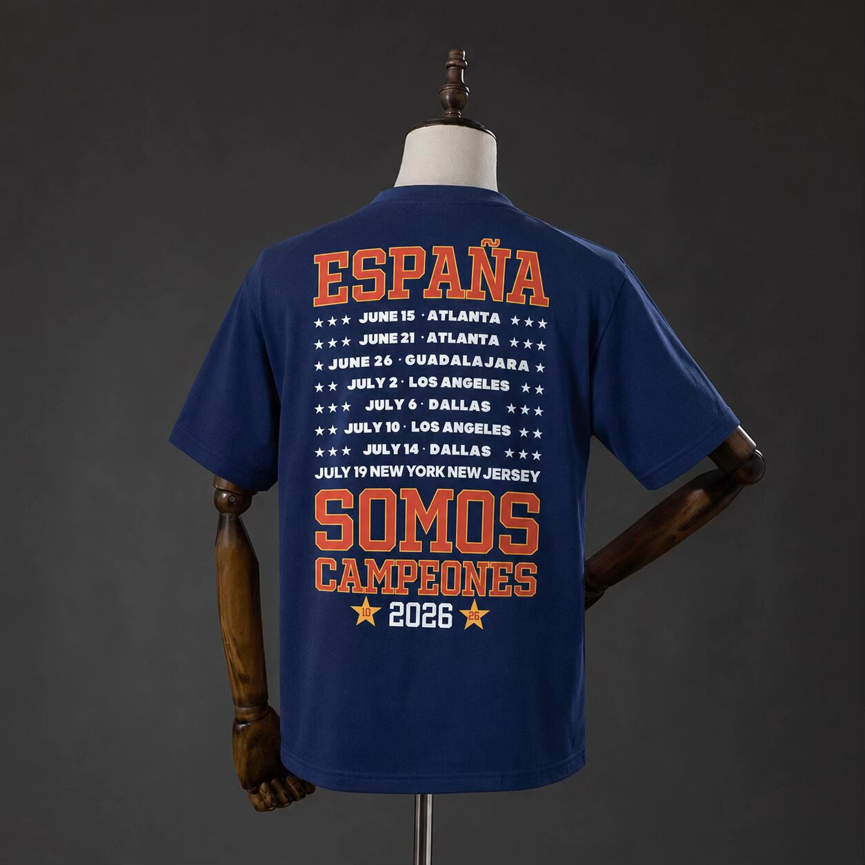 2026 Spain 2-Star Glory Navy Blue Fan Version