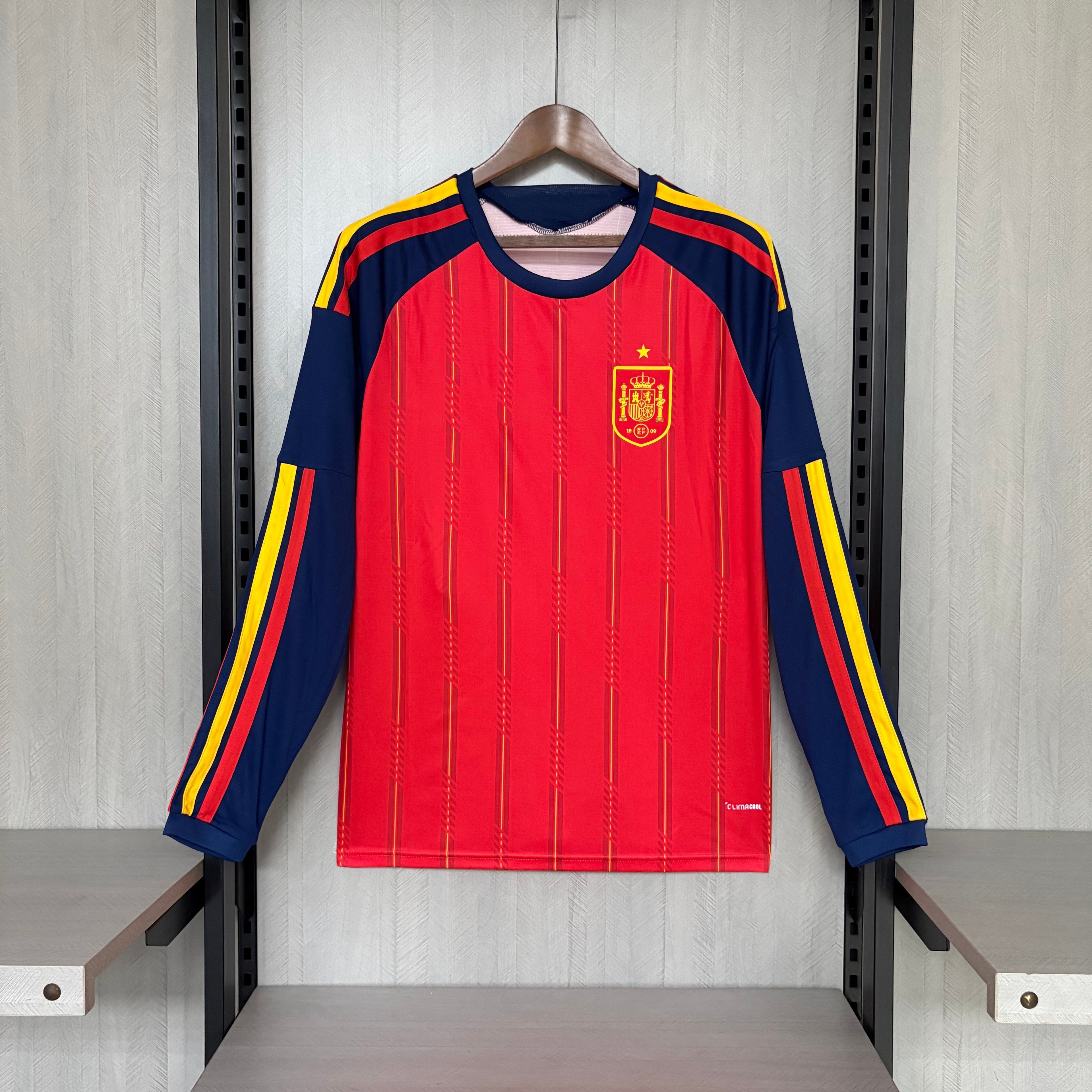 2026-27 Spanien Heimtrikot Fan-Version langarm