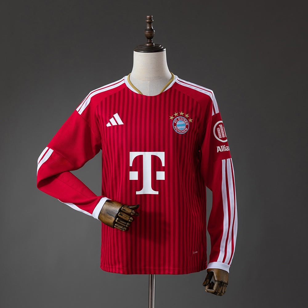 2026-27 Bayern Munich Home Fan Version Long Sleeve