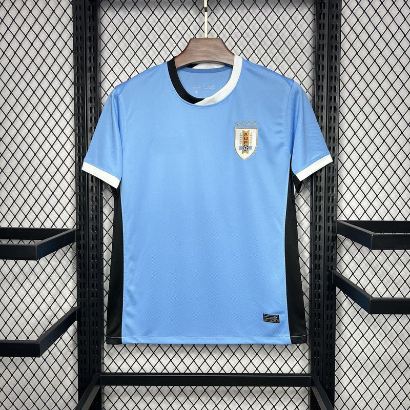 2024-25 Uruguay Home Black and white collar