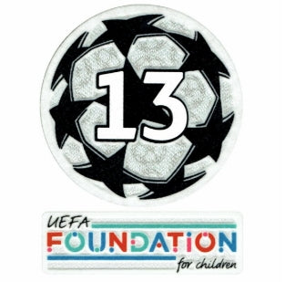 2021-22 Real Madrid Away Blued and UCL 13 patch