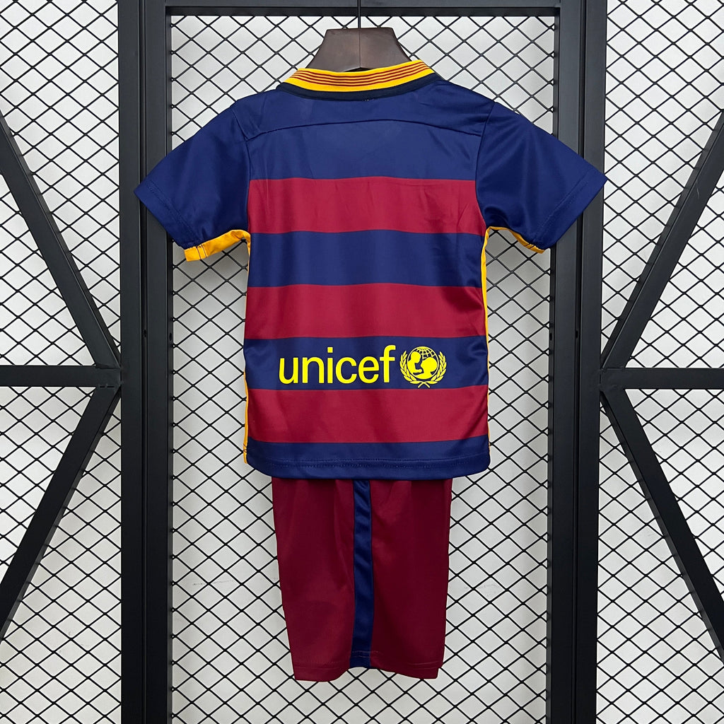 2015-16 Barcelona Home KIDS 16-28