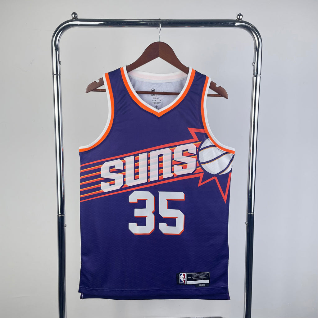 NBA 2024-25 Suns Away Purple No. 35 DURANT