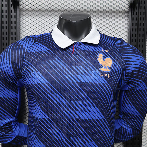 2026-27 France Home Player Version Long sleeves