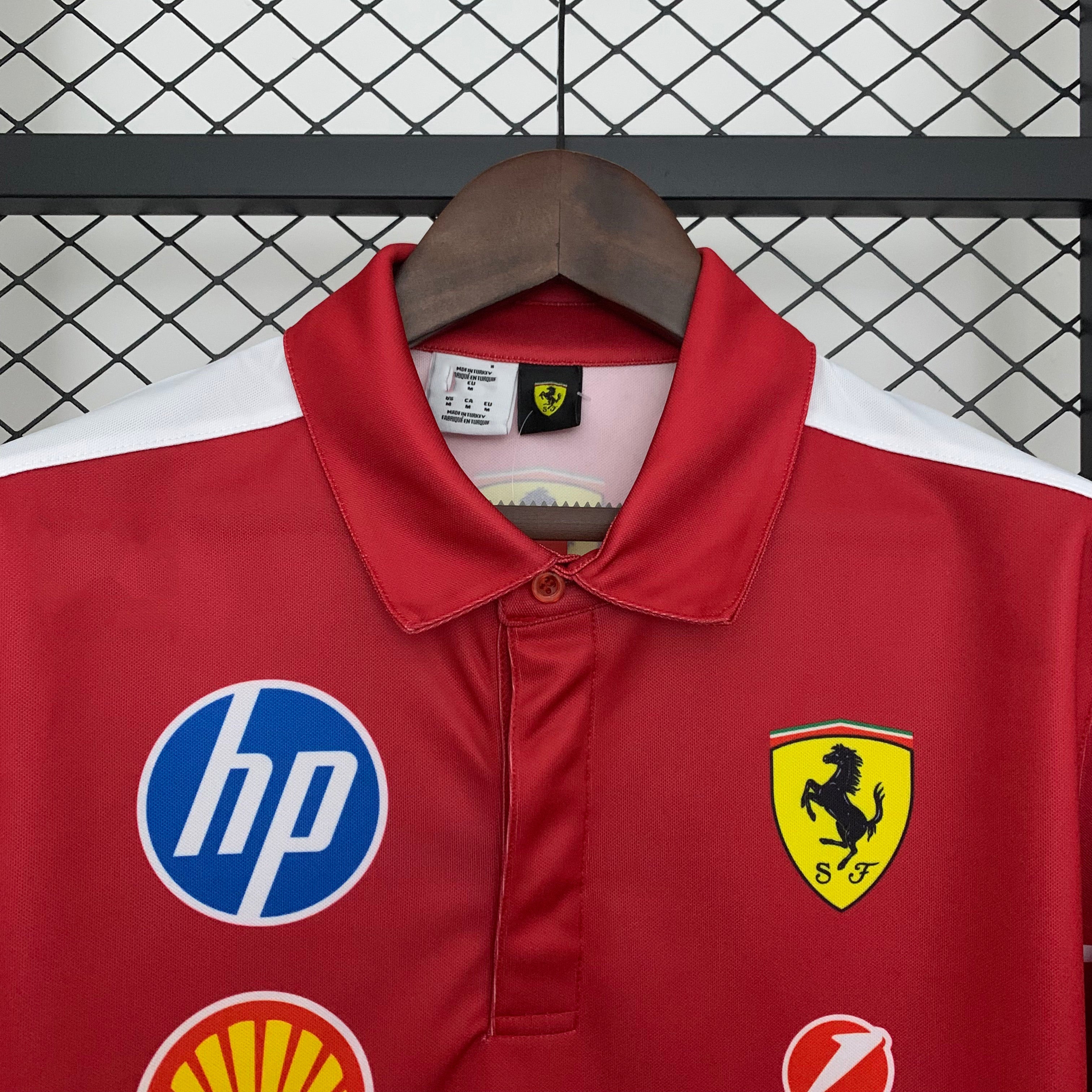 2025 Polo F1 Formula One Racing Suit Ferrari Size S-5XL