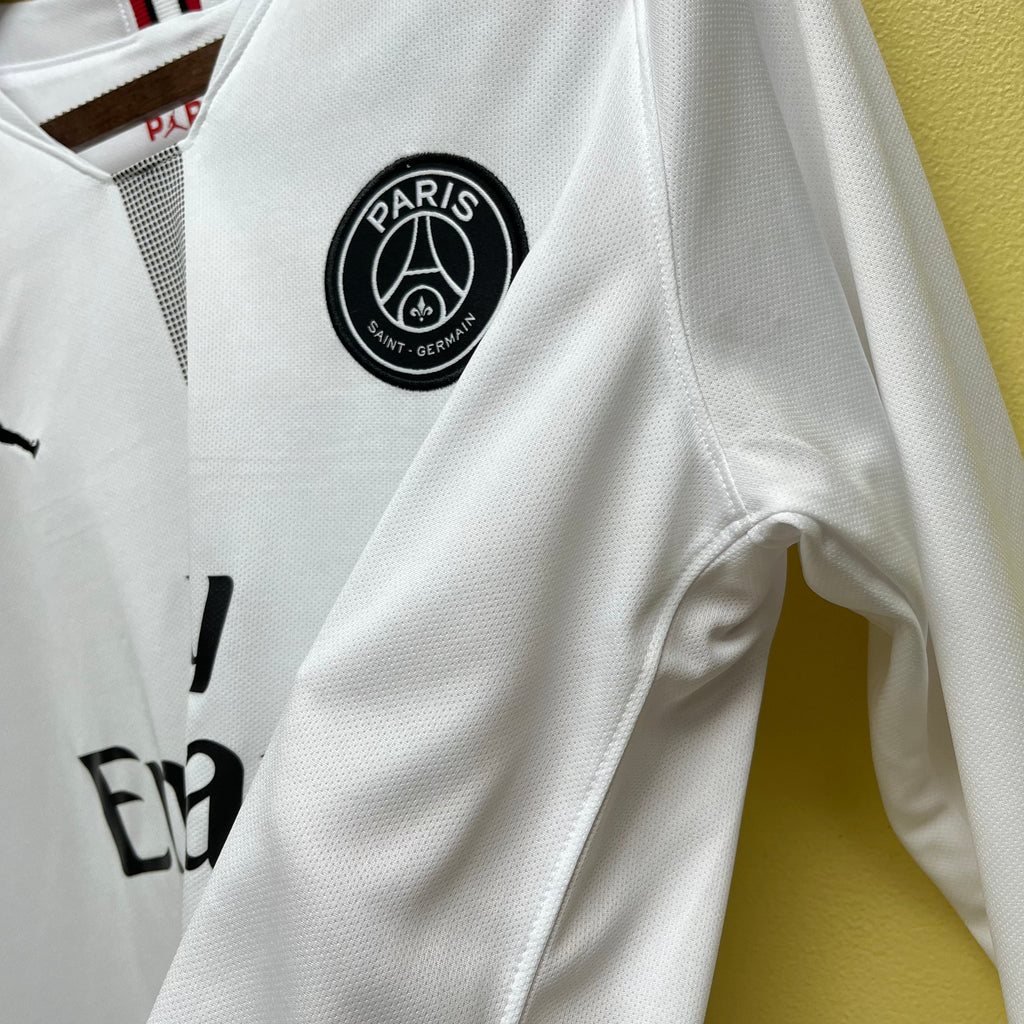 2018-19 Paris Away white long sleeve