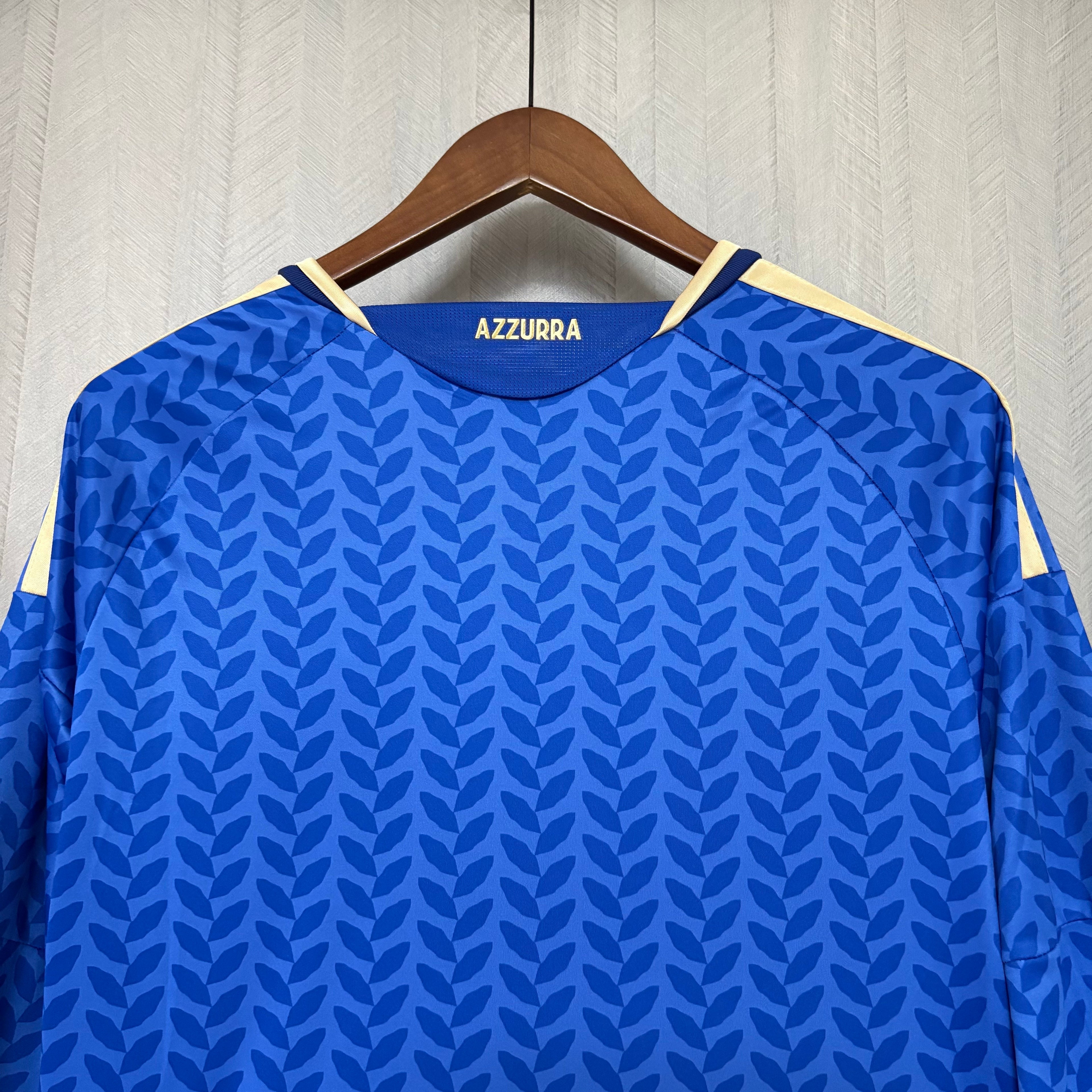 2026-27 Italy Home Fan Version long sleeves