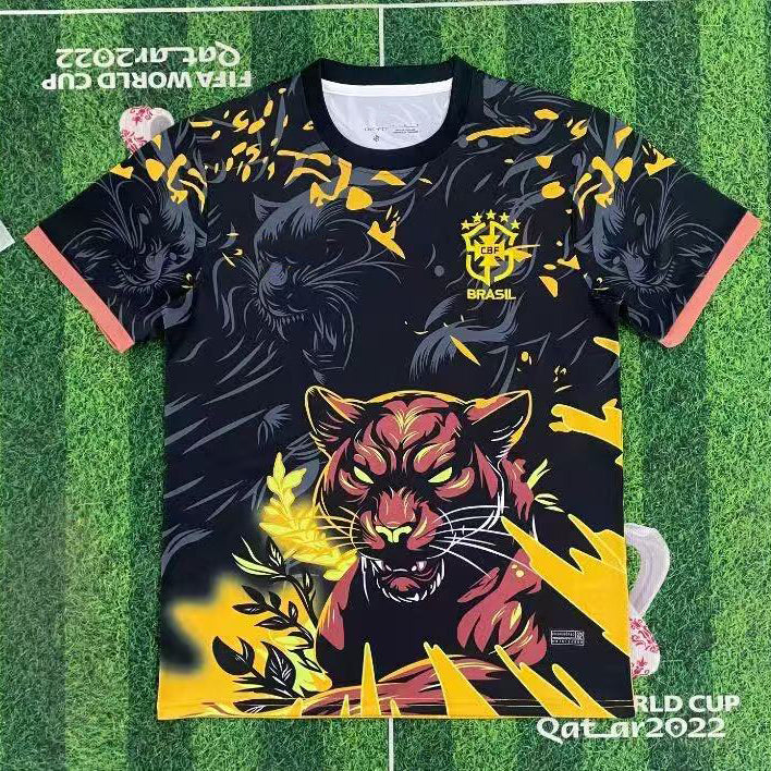 2026-27 Brazil Cheetah Yellow Fan Version