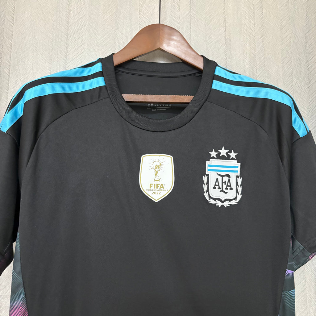 Camiseta Argentina Portero Negra Versión Fan 2026-27
