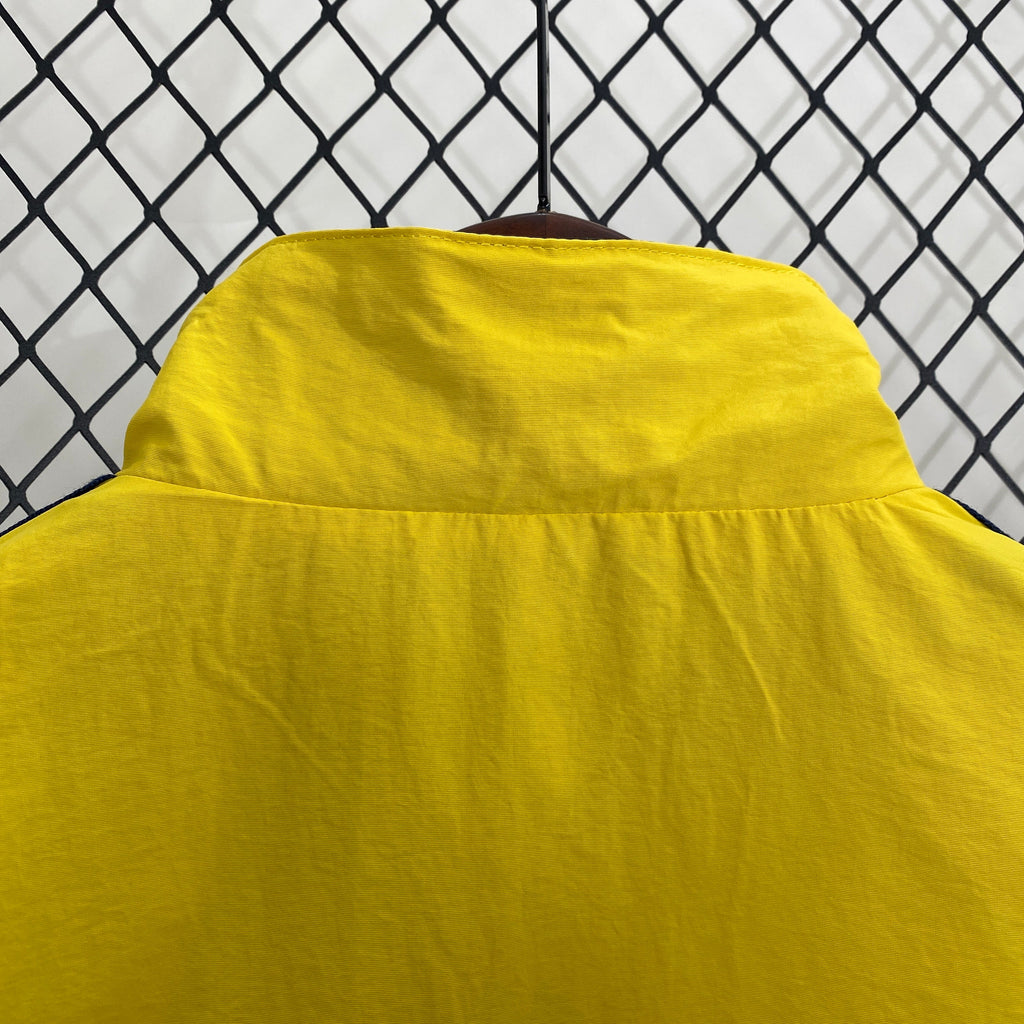 2024-25Real Madrid Yellow Windbreaker