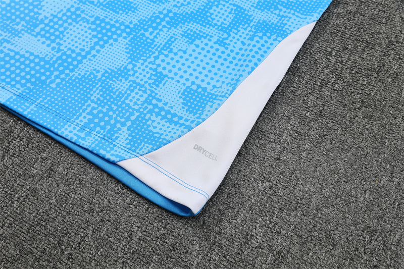 2025-26 Manchester City Blue [Camouflage Pattern] Training Suit