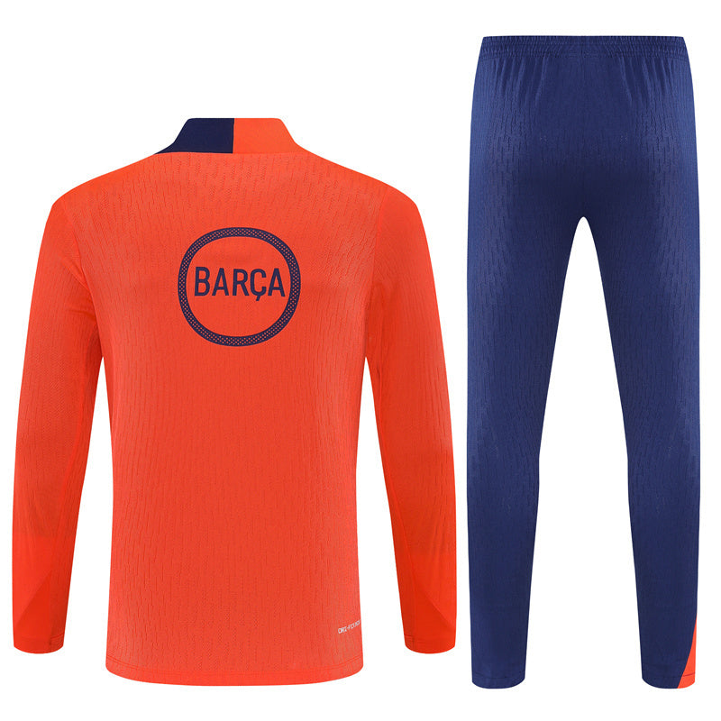 2025-26 Barcelona Orange training suit Adults Or Children