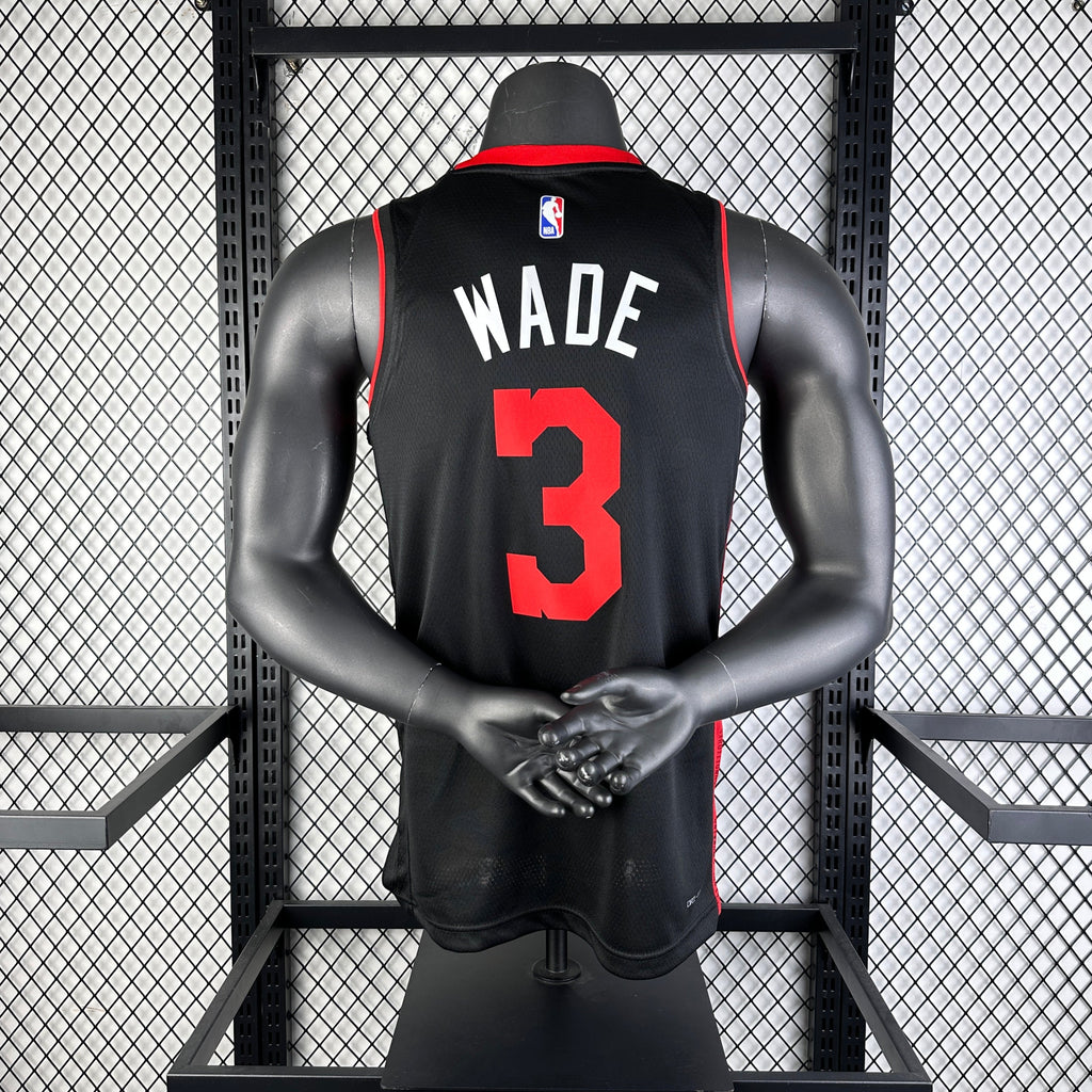 NBA 2024-25 Miami Heat City Edition No. 3 Wade