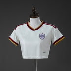 2026-27 Spain Away Women's Crop Top Style Jersey