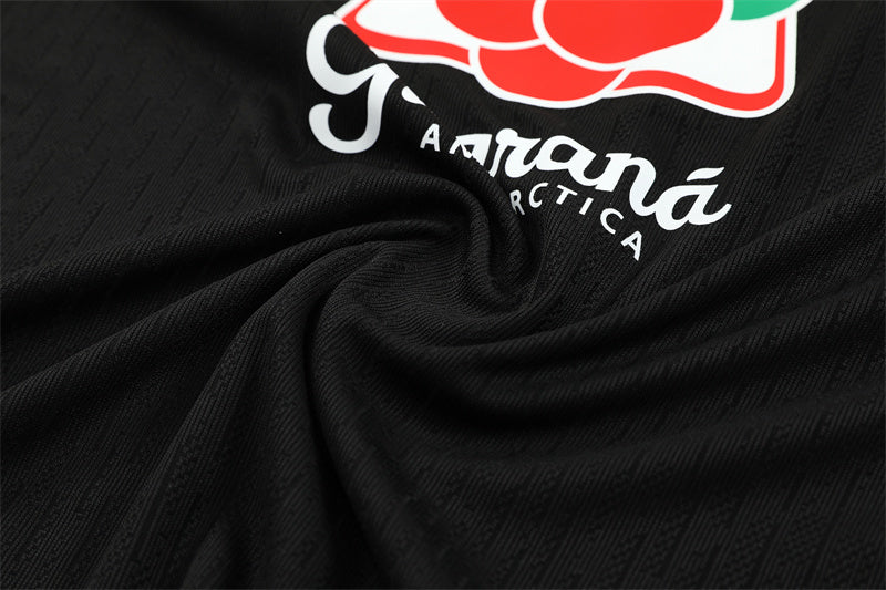 2025-26 Brasilien Schwarzer Trainingsanzug