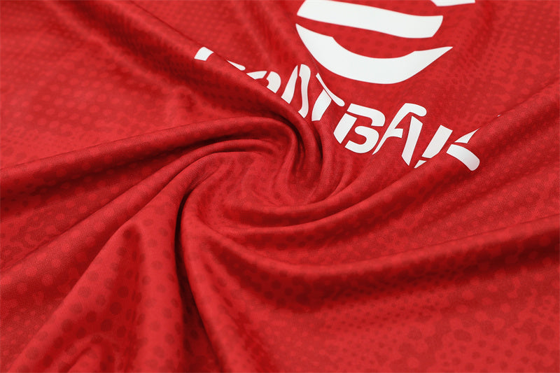 2025-26 AC Milan Red Training Suit Adults Or Children