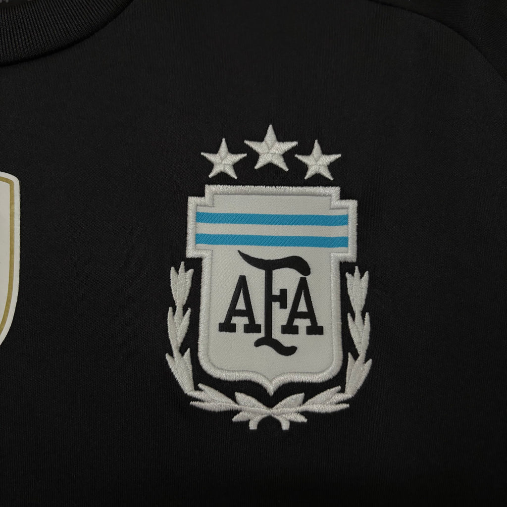 Camiseta Argentina Portero Negra Versión Fan 2026-27