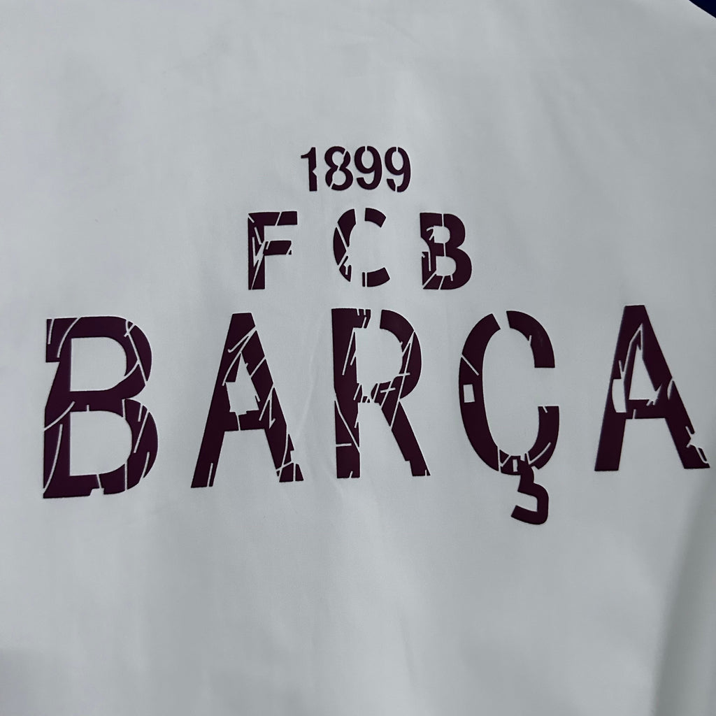 2025-26 Barcelona White Windbreaker