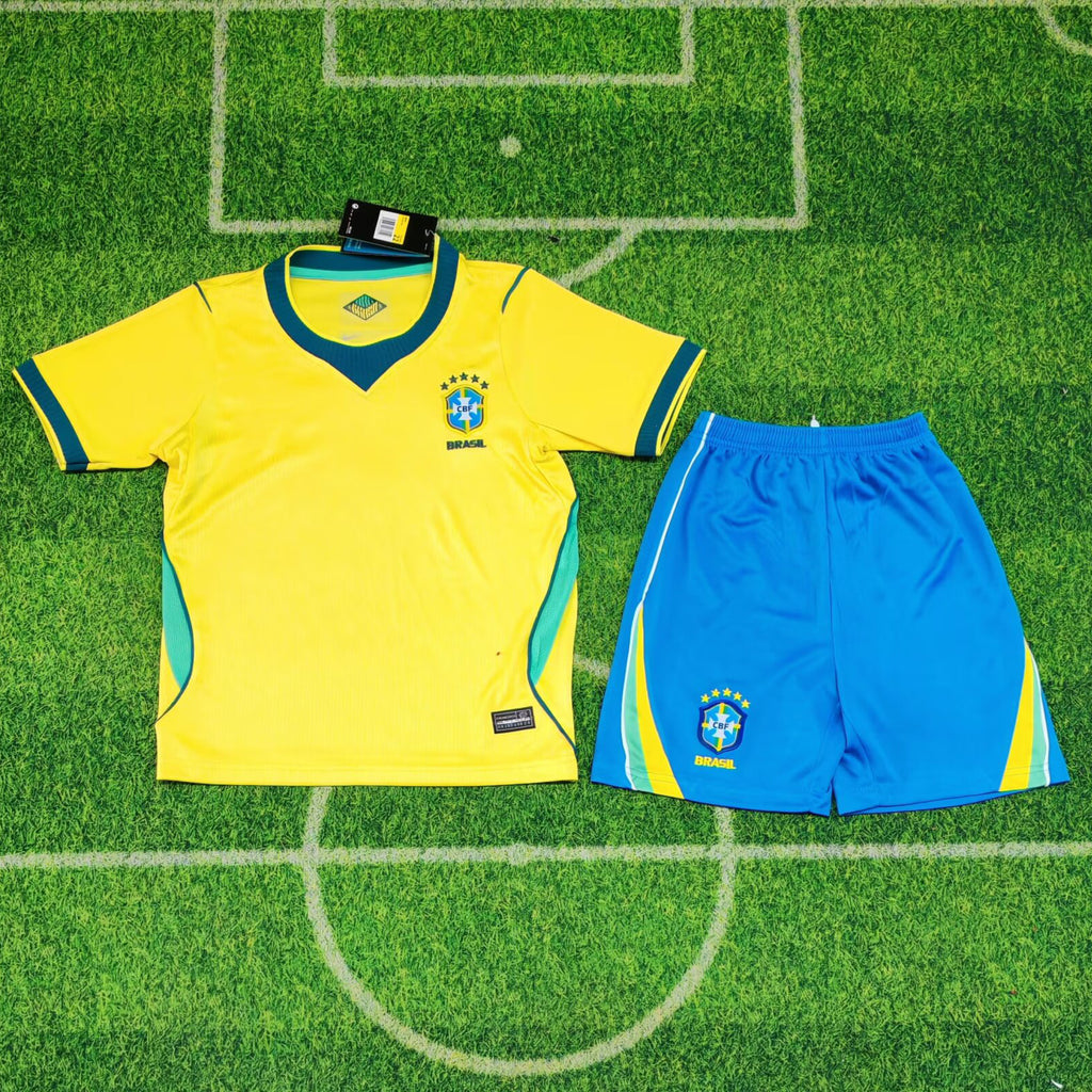 2026-27 Brazil Home Kids 16-28