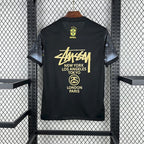 2025-26 Brazil Stussy Black Special Edition Fan Version
