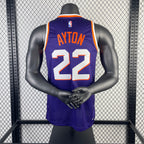 NBA 2024-25 Suns visitante morado No. 22 AYTON
