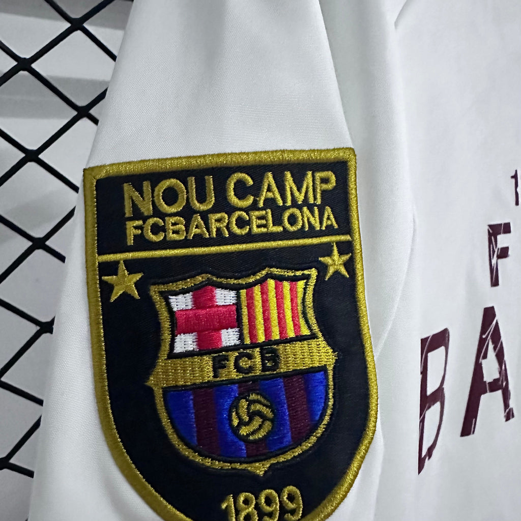 2025-26 Barcelona White Windbreaker