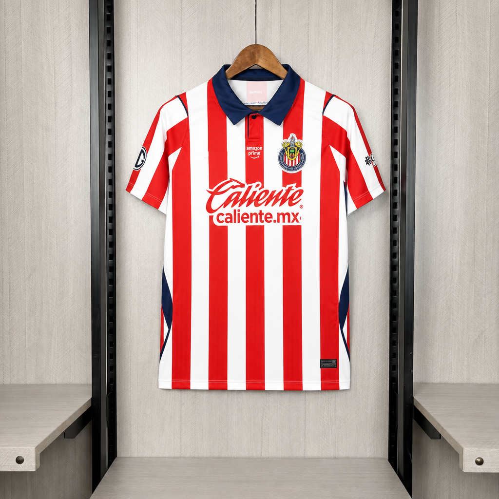 2026-27 Chivas Guadalajara Home Polo Collar Fan Version