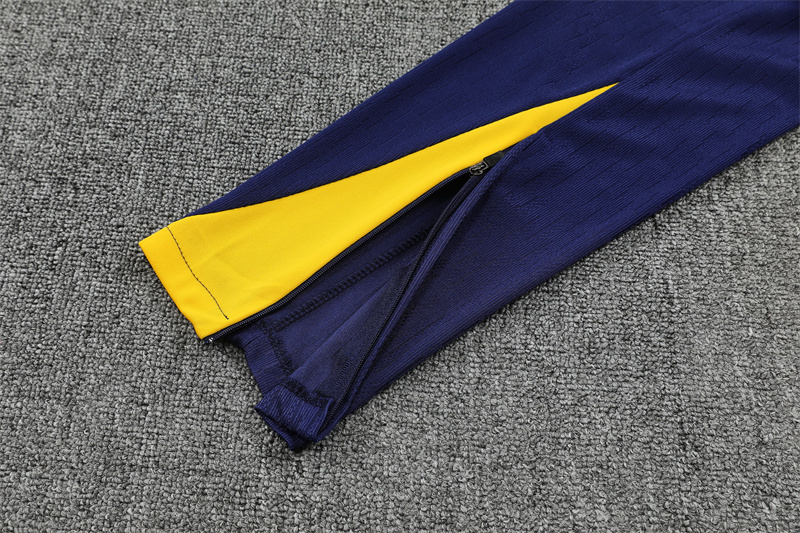 2025-26 Barcelona patrón de camuflaje amarillo y azul Niños 10-18