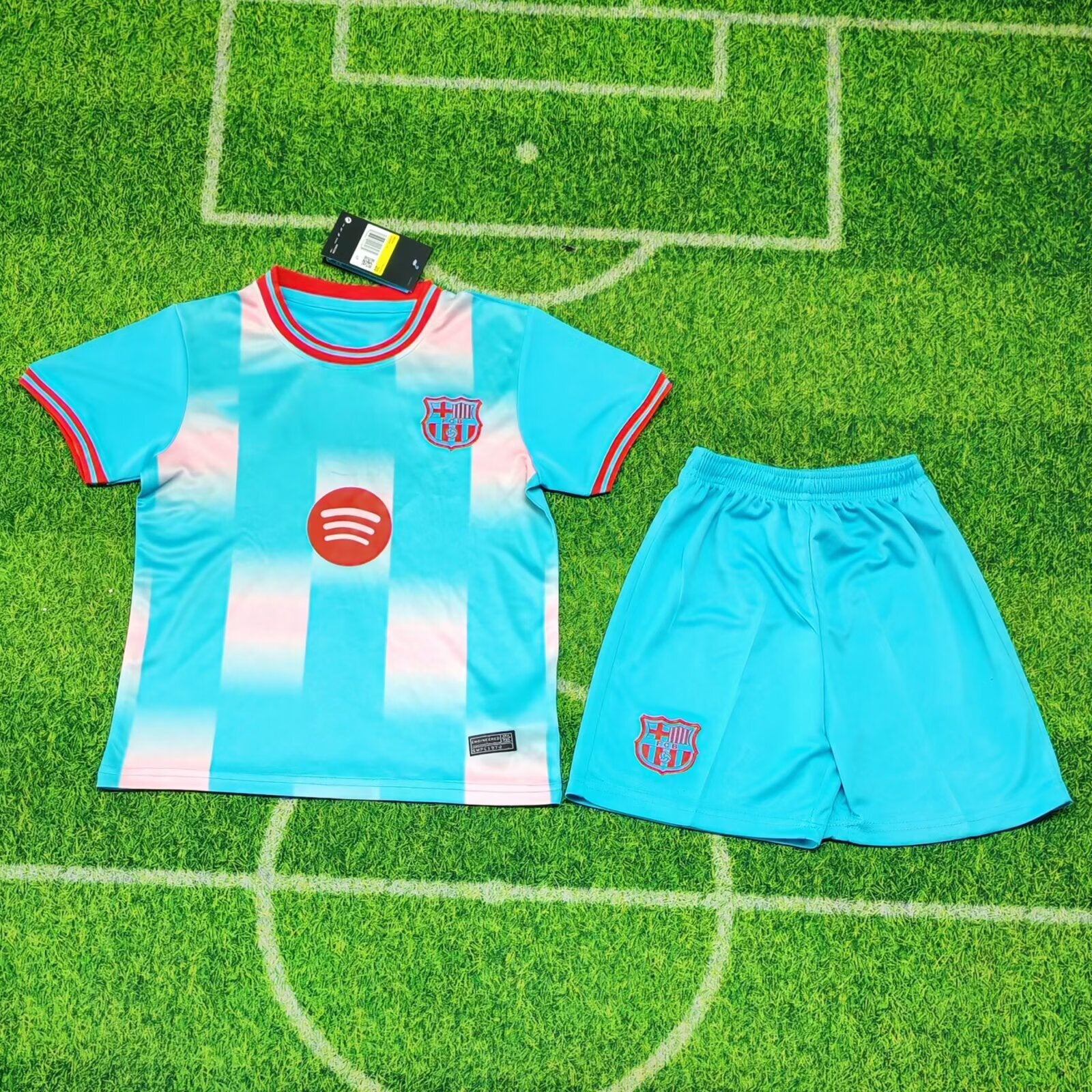 2025-26 Barcelona Light Blue KIDS 16-28