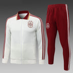 2026-27 Spain White Long zippered training suit