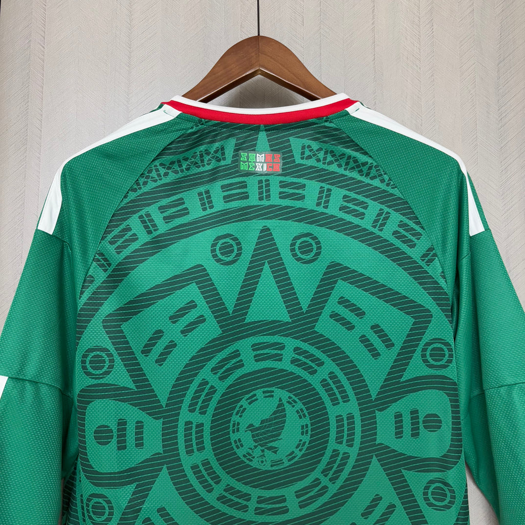 Mexiko Heimtrikot 2026/27, Fanversion, Langarm