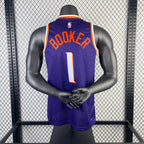 NBA 2024-25 Suns Visitante Púrpura N.° 1 Booker