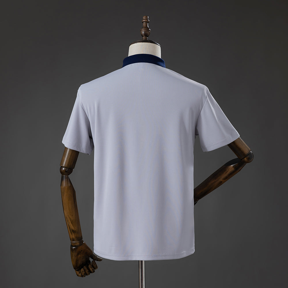 2026-27 Spain Two Stars Lifestyler Grey Polo Shirt