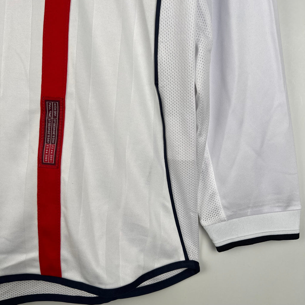 2002 England Home Long Sleeve