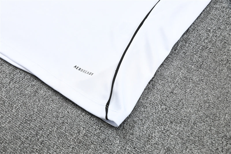 2025-26 Real Madrid Yellow Logo Training Suit