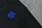 2025-26 Barcelona Black [Co-branded] with Blue Label training suit
