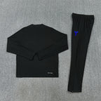 2025-26 Barcelona Black [Co-branded] with Blue Label training suit