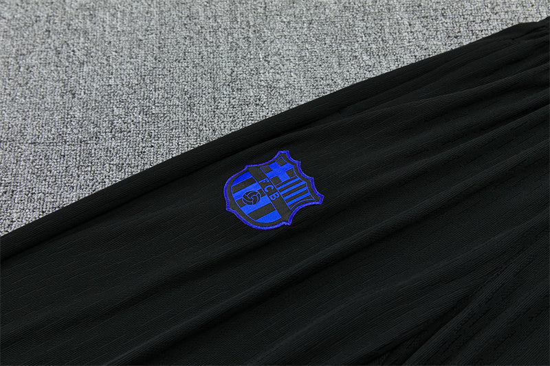 2025-26 Barcelona Black [Co-branded] with Blue Label training suit